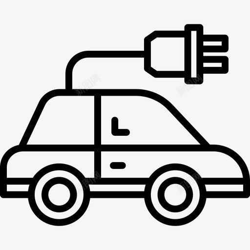电动汽车汽车电气工业svg_新图网 https://ixintu.com 电动汽车 汽车 电气 工业技术