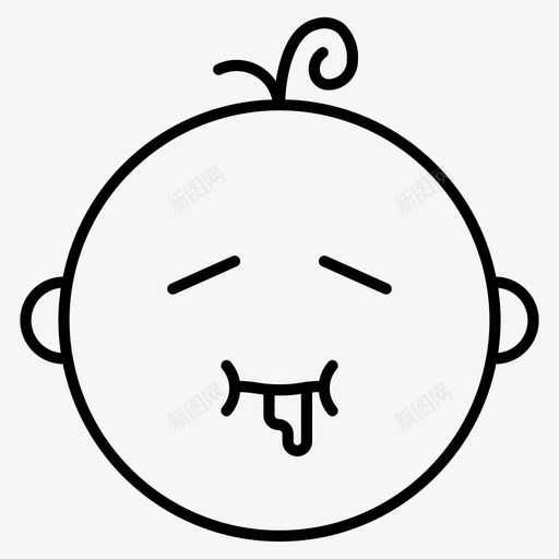 婴儿呕吐物脏的发烧svg_新图网 https://ixintu.com 婴儿 呕吐物 发烧