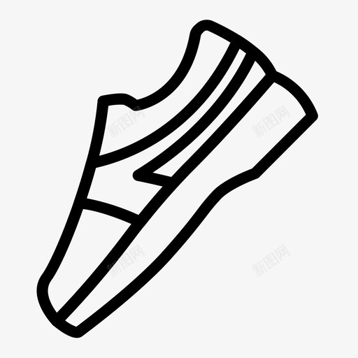 鞋脚运动svg_新图网 https://ixintu.com 鞋脚 运动训练 羽毛球