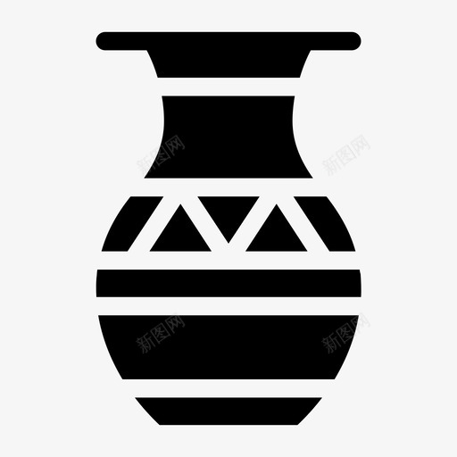 双耳瓶古董希腊svg_新图网 https://ixintu.com 双耳 古董 希腊 纪念碑 陶器 希腊神话 填充
