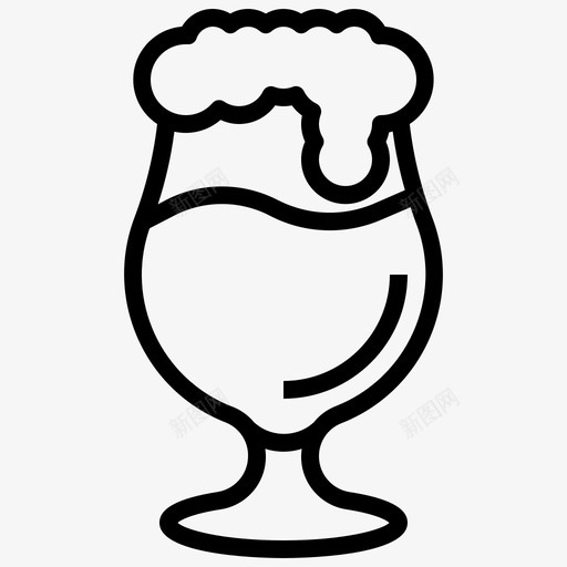 啤酒酒吧啤酒杯svg_新图网 https://ixintu.com 啤酒 品脱 酒吧 啤酒杯 餐厅