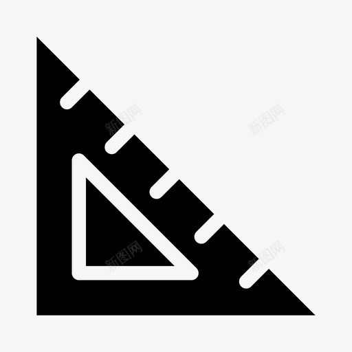 尺子几何学测量svg_新图网 https://ixintu.com 尺子 测量 几何学 定格 文具 填充