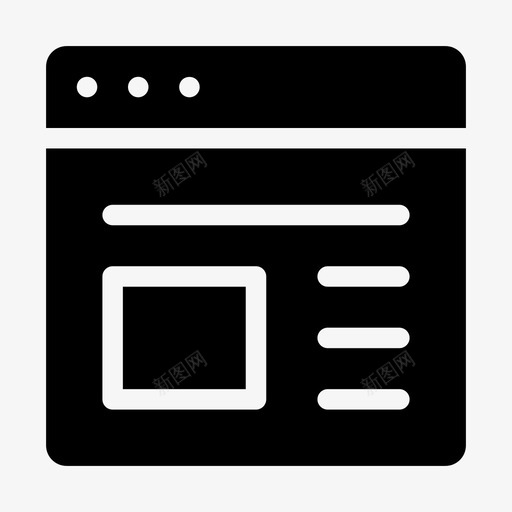 窗口浏览器开发svg_新图网 https://ixintu.com 网页设计 窗口 浏览器 开发 图像 填充