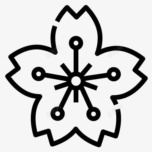 樱花花花园svg_新图网 https://ixintu.com 樱花 花花 花园 日本 春天