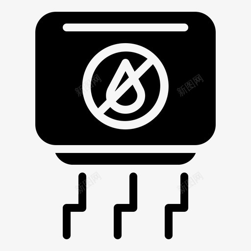 烘干机干衣机取暖器svg_新图网 https://ixintu.com 卫生间 烘干机 干衣机 取暖器 卫生 设备 洗手间 设施