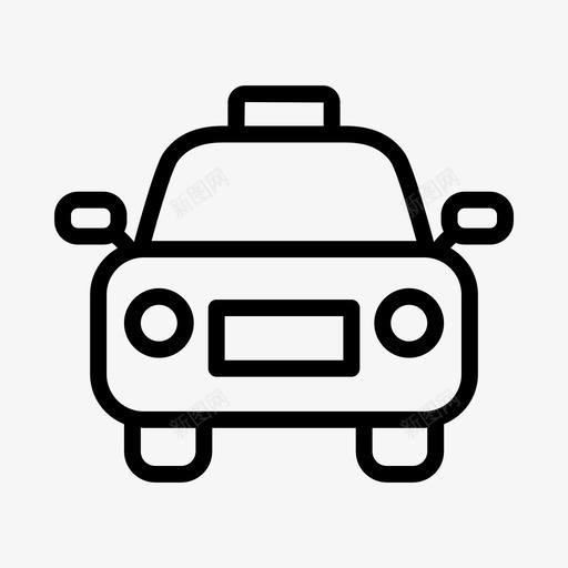 出租车交通工具旅游svg_新图网 https://ixintu.com 出租车 交通工具 旅游度假