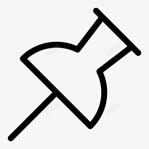 图钉附件办公用品svg_新图网 https://ixintu.com 图钉 附件 办公用品 教材 工具 文具