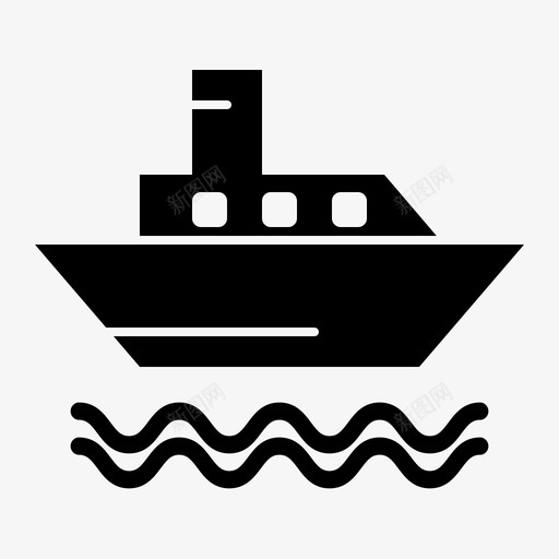 渡船船运输svg_新图网 https://ixintu.com 渡船 船渡 船运 输水 水运 运输 雕文