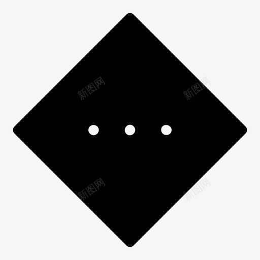 注意圆点更多svg_新图网 https://ixintu.com 注意 圆点 更多 正方形 等等 要点 填充