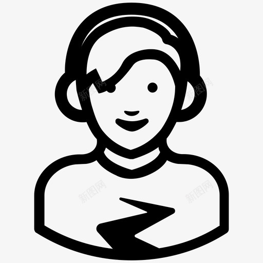 男青年用户头像男用户svg_新图网 https://ixintu.com 用户 男青年 头像 男用