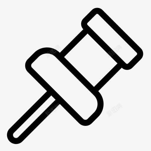 图钉附件办公资料svg_新图网 https://ixintu.com 图钉 资料 附件 办公 学校 社交 媒体