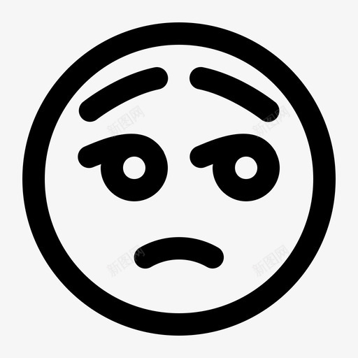 悲伤怀疑表情符号svg_新图网 https://ixintu.com 悲伤 怀疑 表情 符号 可疑