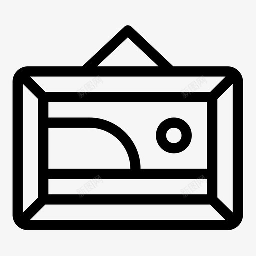 摄影装饰画框svg_新图网 https://ixintu.com 摄影 装饰 装饰画 画框 画廊 图像