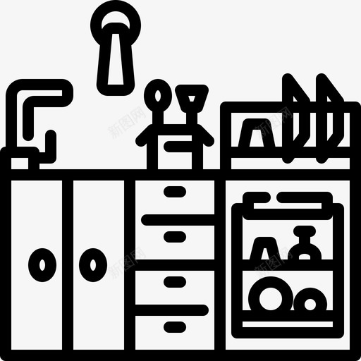 洗碗机清洁器清洁svg_新图网 https://ixintu.com 洗碗机 清洁器 清洁 厨房 洗衣房 浇水 家庭 生活