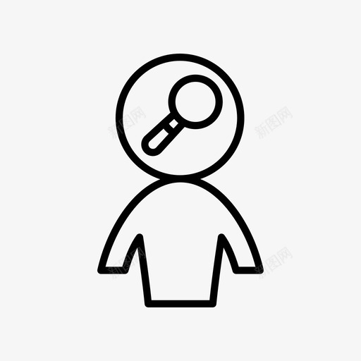 搜索用户头像人svg_新图网 https://ixintu.com 用户 搜索 头像 人人