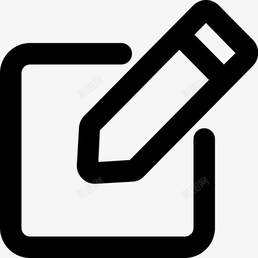 编辑设计纸笔svg_新图网 https://ixintu.com 编辑 设计 纸笔 线条 图标