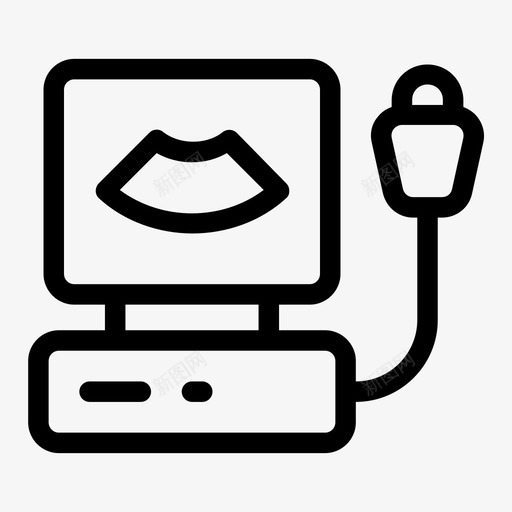 超声波机医疗设备医疗工具svg_新图网 https://ixintu.com 超声波机 工具 手术 医疗设备 医疗 设备 兽医
