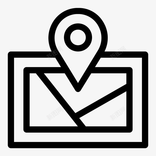 数字地图gps定位销svg_新图网 https://ixintu.com 数字地图 定位 销地 地图 车库