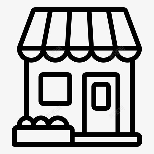 商店建筑雨篷svg_新图网 https://ixintu.com 商店 建筑 雨篷 建筑商 店面