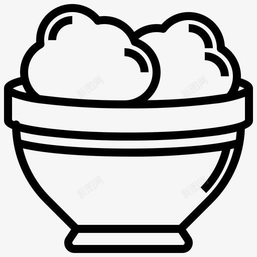 碗烹饪设备餐具svg_新图网 https://ixintu.com 烹饪 设备 餐具 食物 沙拉