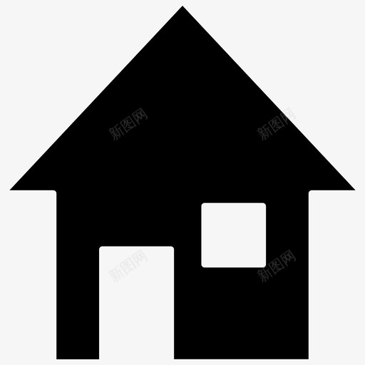 家建筑物地产svg_新图网 https://ixintu.com 建筑物 地产 主页 房子 坚固