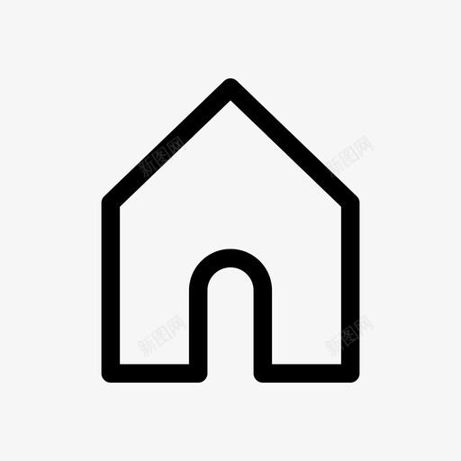 家房子物业svg_新图网 https://ixintu.com 房子 物业 房地产 智能家居