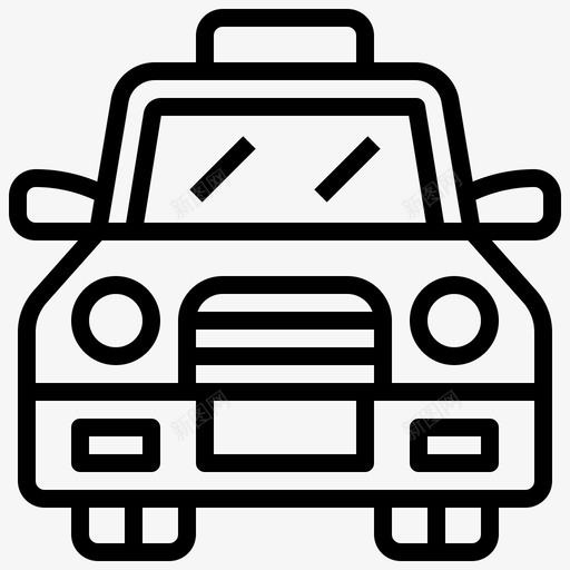 出租车汽车交通工具svg_新图网 https://ixintu.com 出租车 汽车 交通工具 广告