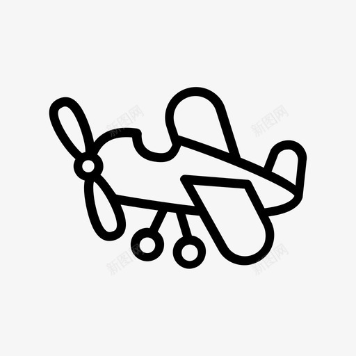 飞机飞行复古svg_新图网 https://ixintu.com 飞机 飞行 复古