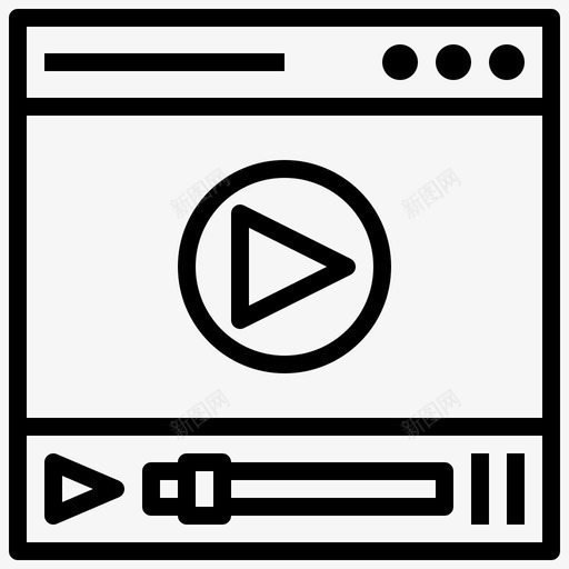 在线电影娱乐音乐播放器svg_新图网 https://ixintu.com 在线电影 播放器 娱乐 音乐 视频 电影院