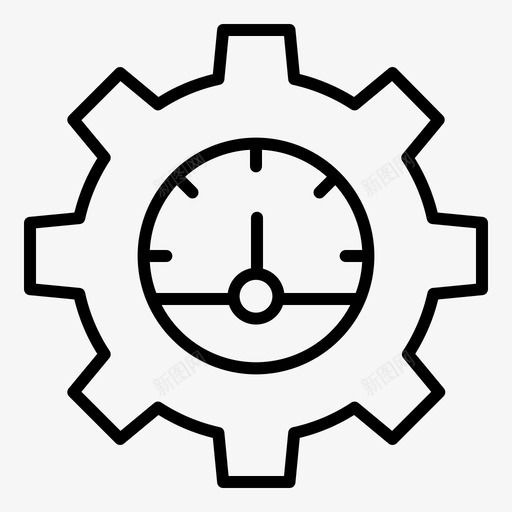 生产力cog管理svg_新图网 https://ixintu.com 生产力 管理 设置 速度 工作 业务