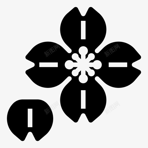 樱花开花花svg_新图网 https://ixintu.com 樱花 开花 花花 春天 日本 雕文