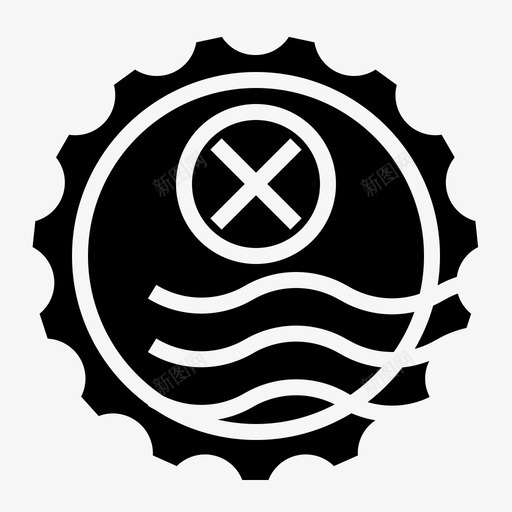 印章检查不合格错误svg_新图网 https://ixintu.com 印章 检查 错误 不合格 标记 实体