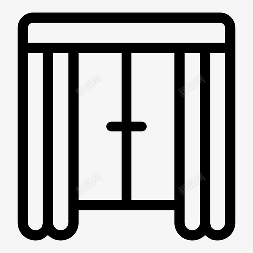 窗帘舞台剧院svg_新图网 https://ixintu.com 窗帘 舞台 舞台剧 剧院 窗户 智能家居