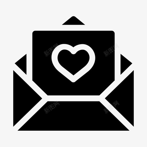 情书信件情人节svg_新图网 https://ixintu.com 情书 信件 情人节 妇女节