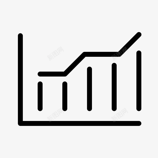 销售图形图表增加svg_新图网 https://ixintu.com 销售 图形 市场 图表 增加 网上商店 完整 图标
