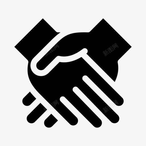 交易协议手势svg_新图网 https://ixintu.com 交易 协议 手势 握手 杂项 填充