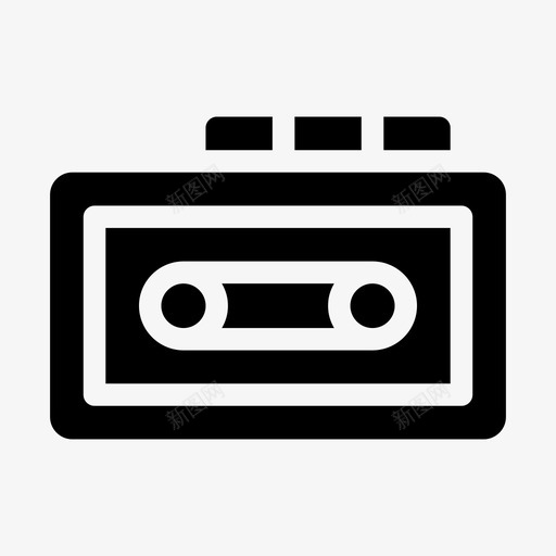 录音机电影网络svg_新图网 https://ixintu.com 录音机 电影 电影网 网络 录音 新闻 填充
