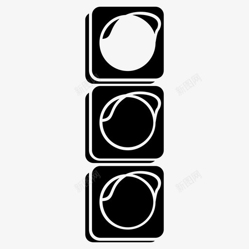 红灯道路交通红绿灯svg_新图网 https://ixintu.com 红灯 红绿灯 道路交通 交通标志