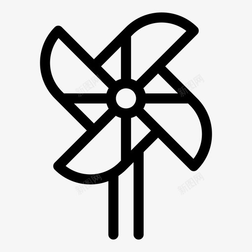 风车玩具杂项7svg_新图网 https://ixintu.com 风车 玩具 杂项