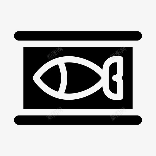 猫粮罐头鱼svg_新图网 https://ixintu.com 猫粮 宠物 罐头