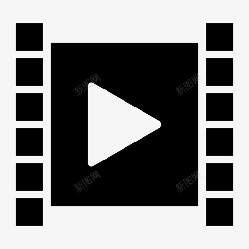 胶卷电影视频svg_新图网 https://ixintu.com 胶卷 电影 视频 电影院