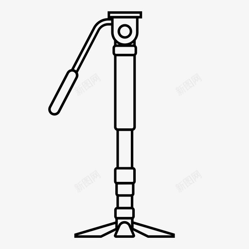 单脚架照相机稳定器svg_新图网 https://ixintu.com 照相机 单脚架 脚架 稳定器 录像 摄影
