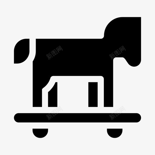 特洛伊木马木马恶意软件svg_新图网 https://ixintu.com 特洛伊木马 木马 恶意 软件 神话 病毒 希腊神话