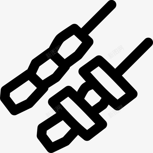 串肉烧烤烤架svg_新图网 https://ixintu.com 串肉 烧烤 烤架 肉沙 食物
