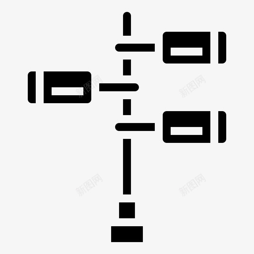 路标方向信号svg_新图网 https://ixintu.com 路标 信号 方向 招牌 高速公路 标志