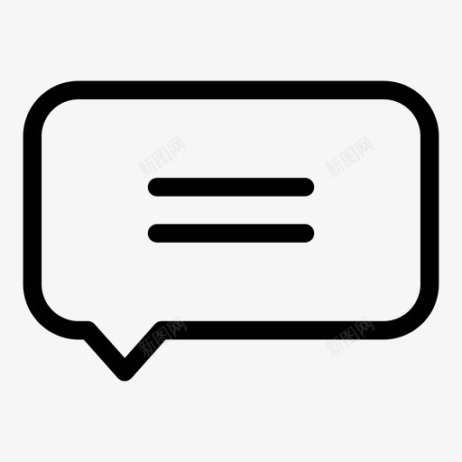 消息气泡式演讲聊天svg_新图网 https://ixintu.com 消息 气泡 演讲 聊天 评论 对话 用户 体验