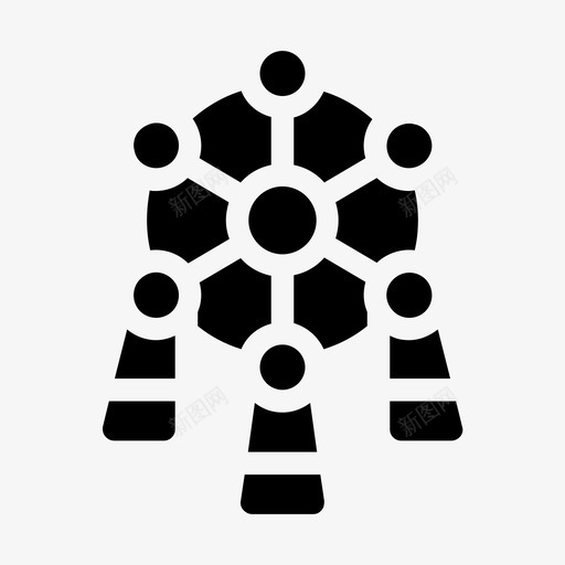 阿托尼姆比利时布鲁塞尔svg_新图网 https://ixintu.com 纪念碑 阿托 尼姆 比利时 布鲁塞尔 结构 构地 填充