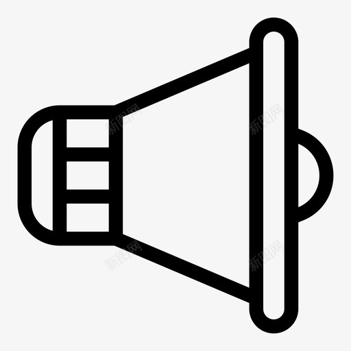 扩音器广告警报器svg_新图网 https://ixintu.com 广告 扩音器 警报器 扬声器 家庭 自动化