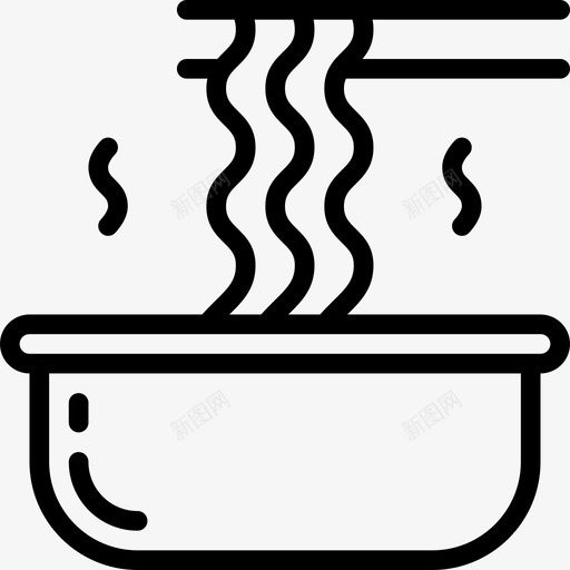 面条筷子食品svg_新图网 https://ixintu.com 面条 筷子 食品 方便面 餐厅 西餐