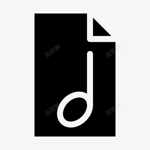 音乐文件音频文件mp3扩展svg_新图网 https://ixintu.com 文件 音乐 音频 扩展 格式 填充